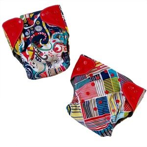 2 ecoable baby diaper covers multicolor unisex